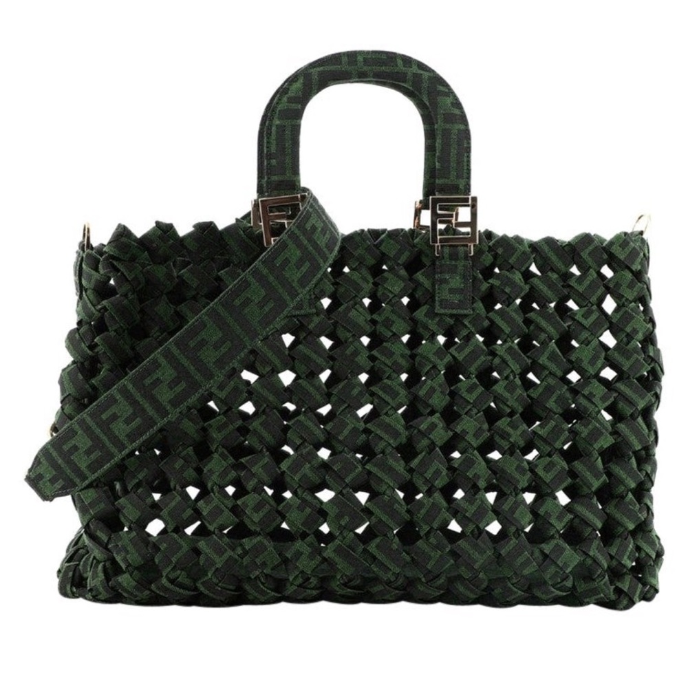 Forever Fendi 1974 Tote Woven Zucca Canvas
Large